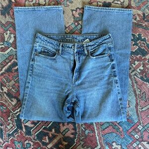 Old Navy Sky-Hi Wide Leg Extra High Rise Jeans Size 8